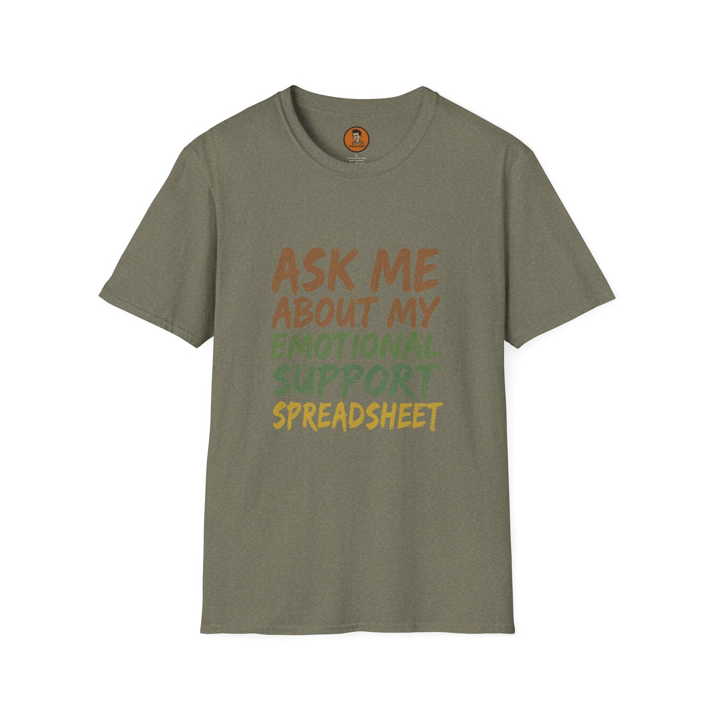 Ask Me About My Emotional Support Spreadsheet