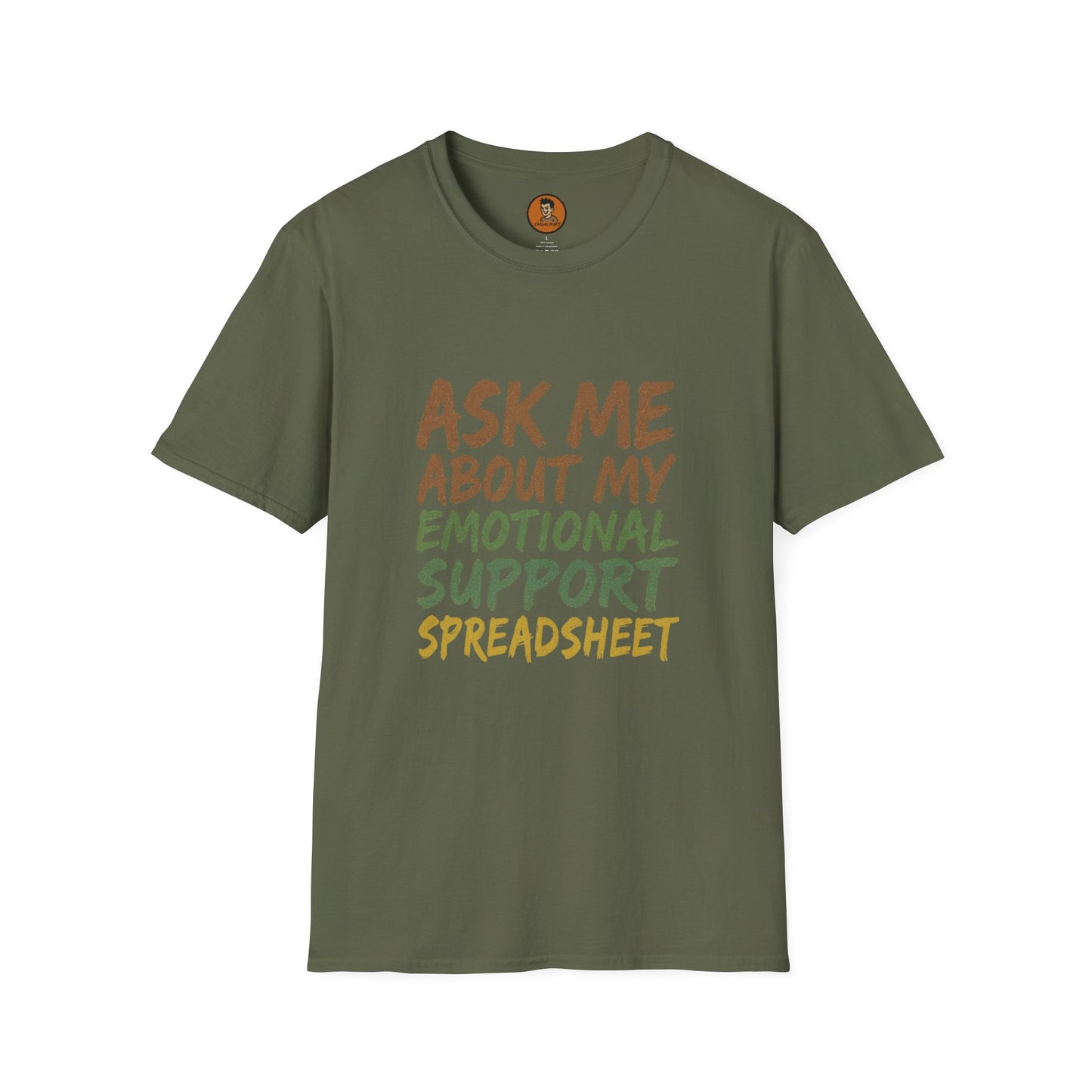 Ask Me About My Emotional Support Spreadsheet