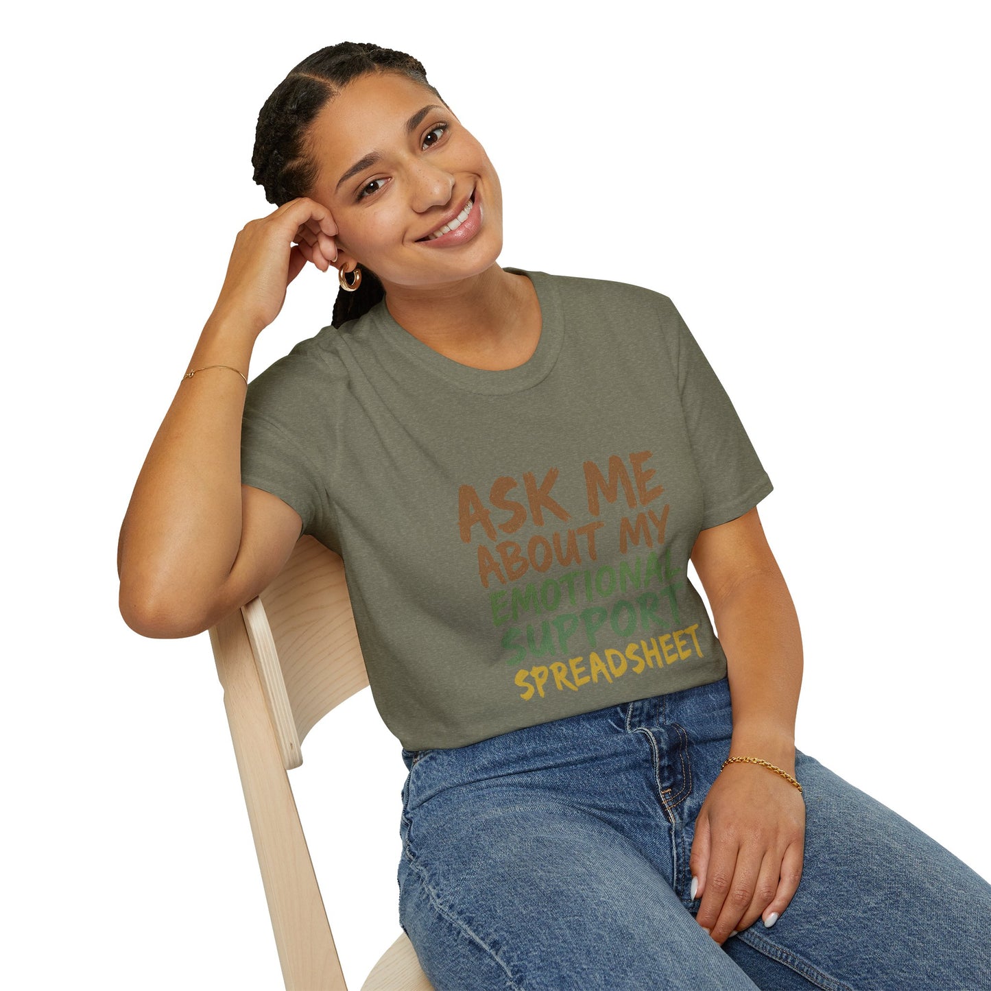 Ask Me About My Emotional Support Spreadsheet
