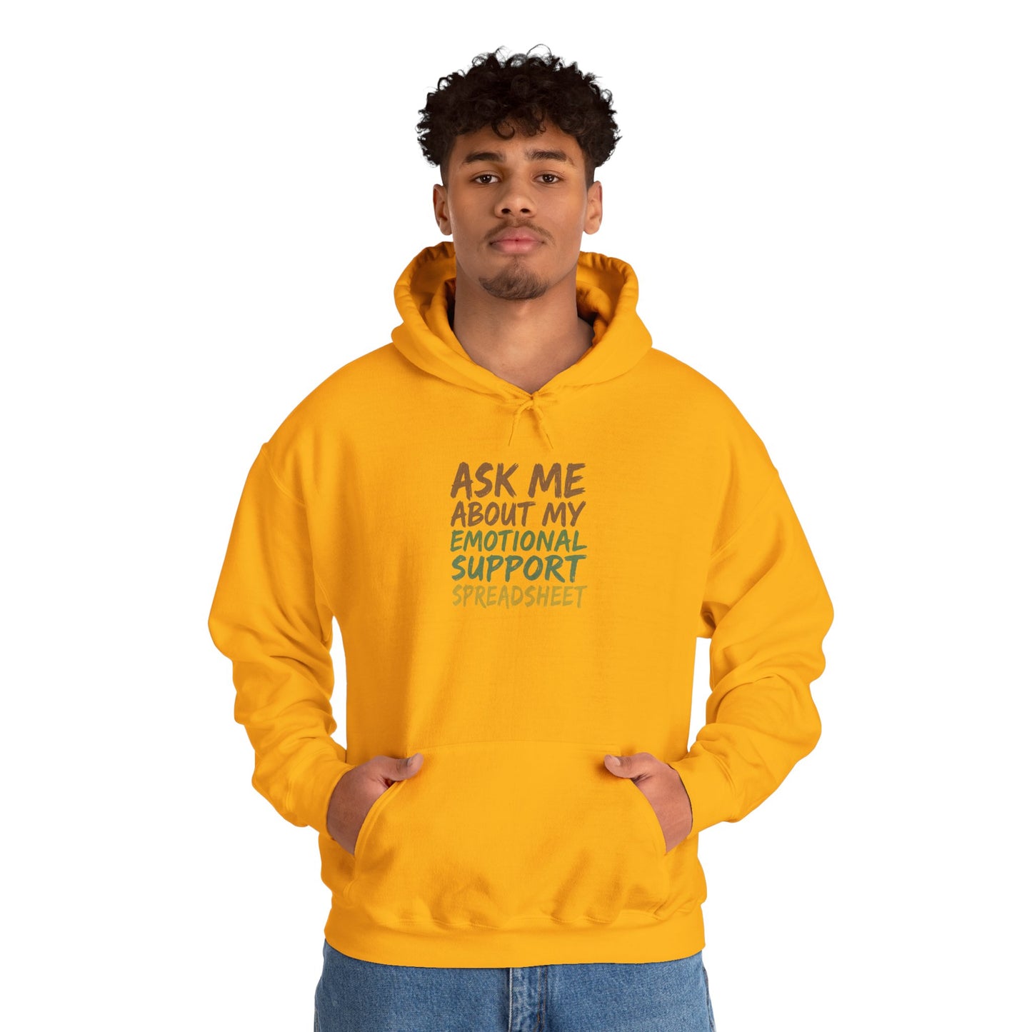 Ask Me About My Emotional Support Spreadsheet