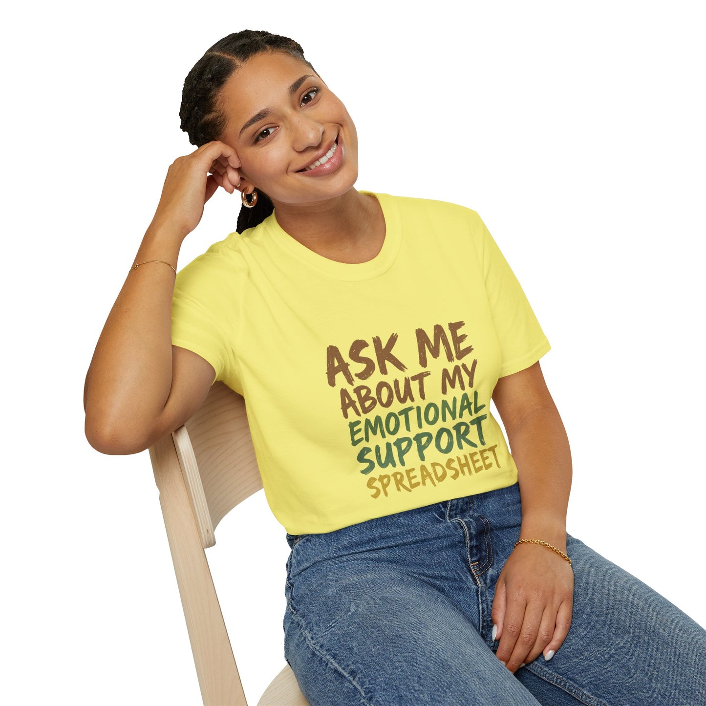 Ask Me About My Emotional Support Spreadsheet