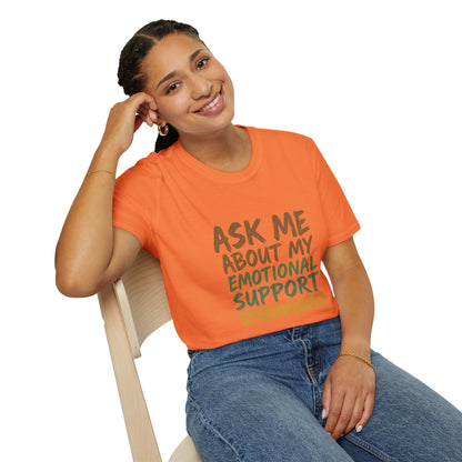 Ask Me About My Emotional Support Spreadsheet