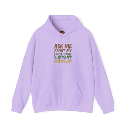 Ask Me About My Emotional Support Spreadsheet