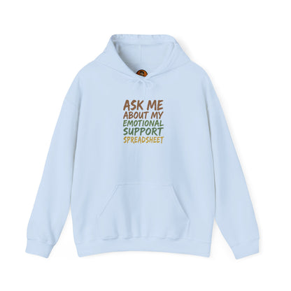 Ask Me About My Emotional Support Spreadsheet