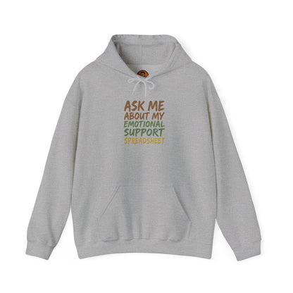 Ask Me About My Emotional Support Spreadsheet